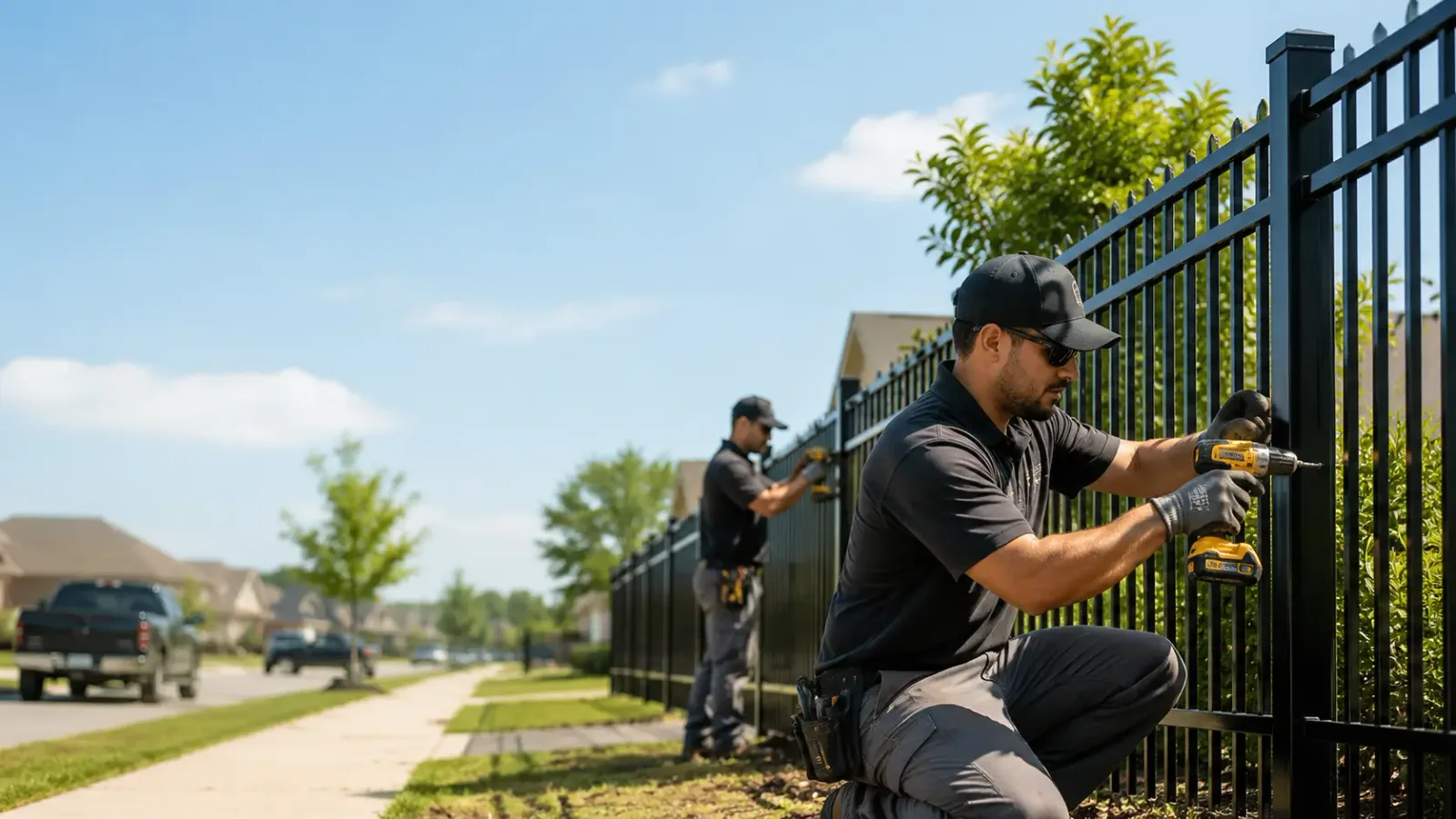 Metal Fence Installation in Fort Defiance, VA